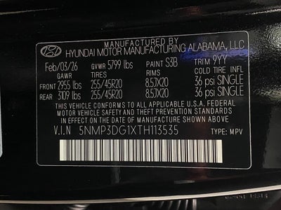 2026 Hyundai Santa Fe Hybrid Limited