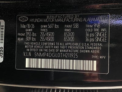 2026 Hyundai Santa Fe Limited AWD