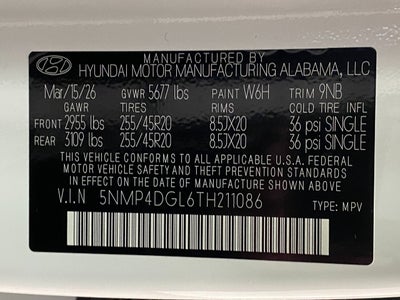 2026 Hyundai Santa Fe Limited AWD
