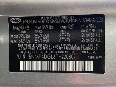 2026 Hyundai Santa Fe Limited AWD