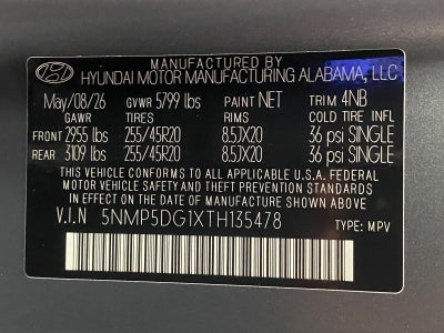 2026 Hyundai Santa Fe Hybrid Calligraphy