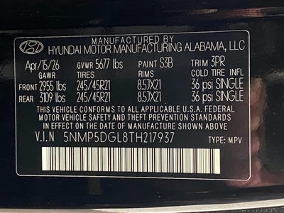 2026 Hyundai Santa Fe Calligraphy AWD