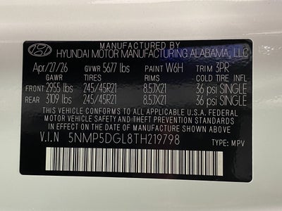 2026 Hyundai Santa Fe Calligraphy AWD