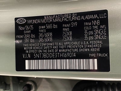 2026 Hyundai Santa Cruz SEL AWD