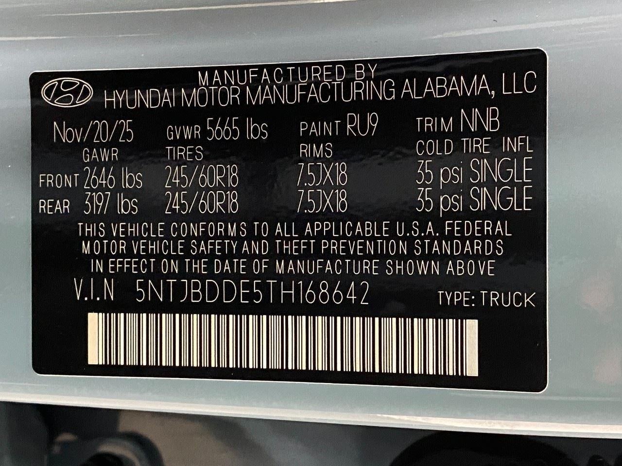 2026 Hyundai Santa Cruz SEL AWD