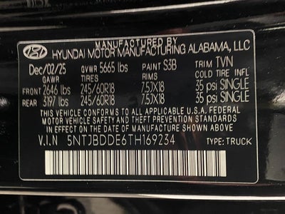 2026 Hyundai Santa Cruz SEL AWD