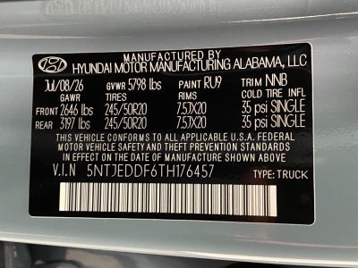 2026 Hyundai Santa Cruz Limited