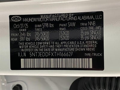 2026 Hyundai Santa Cruz Limited