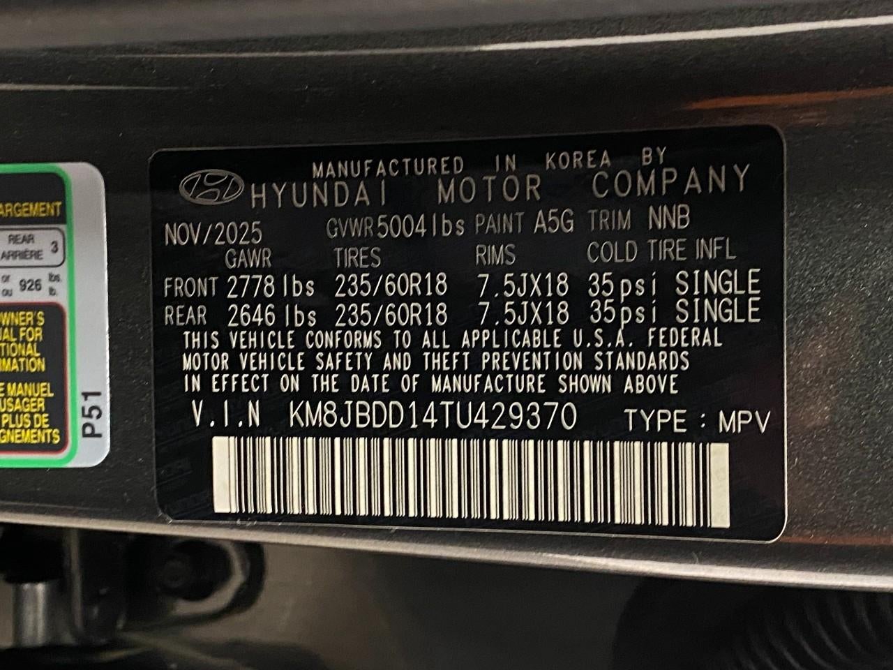 2026 Hyundai Tucson Hybrid SEL AWD