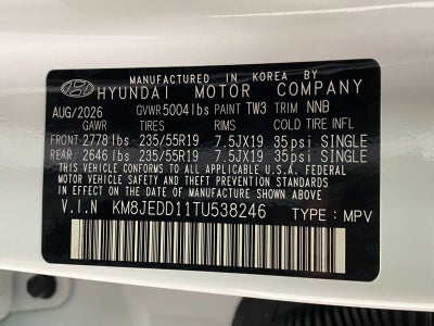 2026 Hyundai Tucson Hybrid Limited