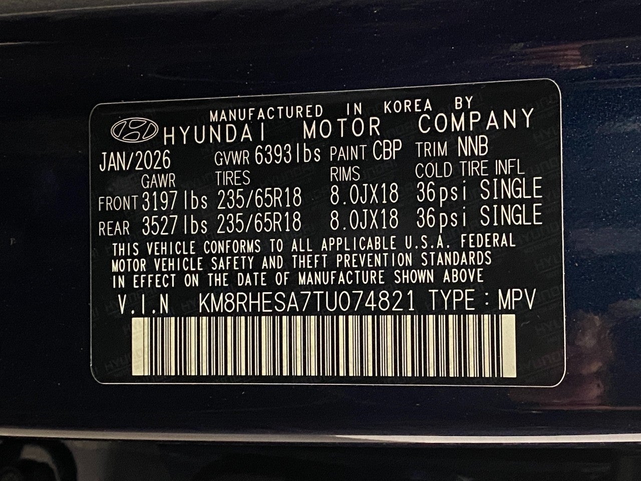 2026 Hyundai Palisade Hybrid SEL Premium 7P