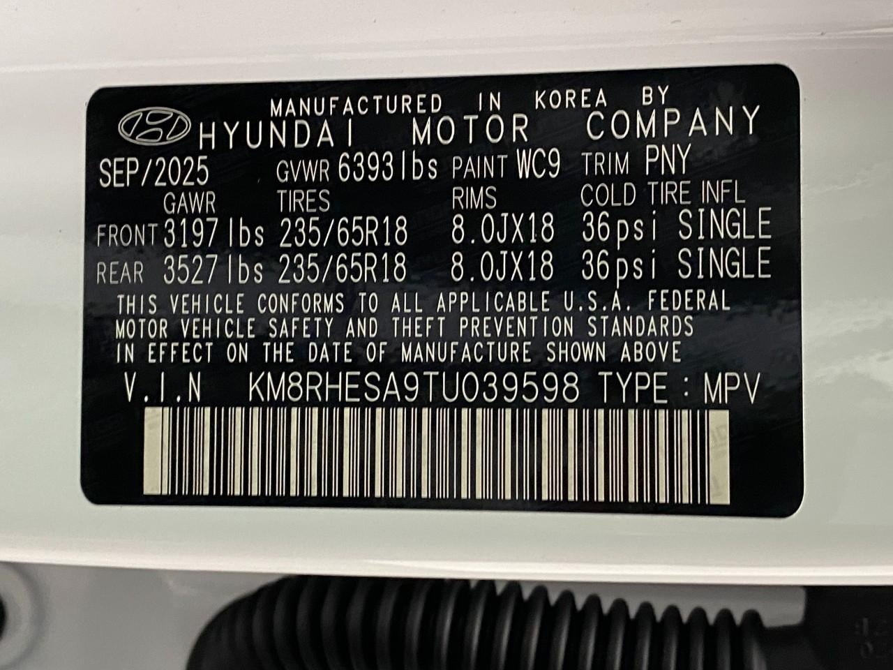 2026 Hyundai Palisade Hybrid SEL Premium 7P