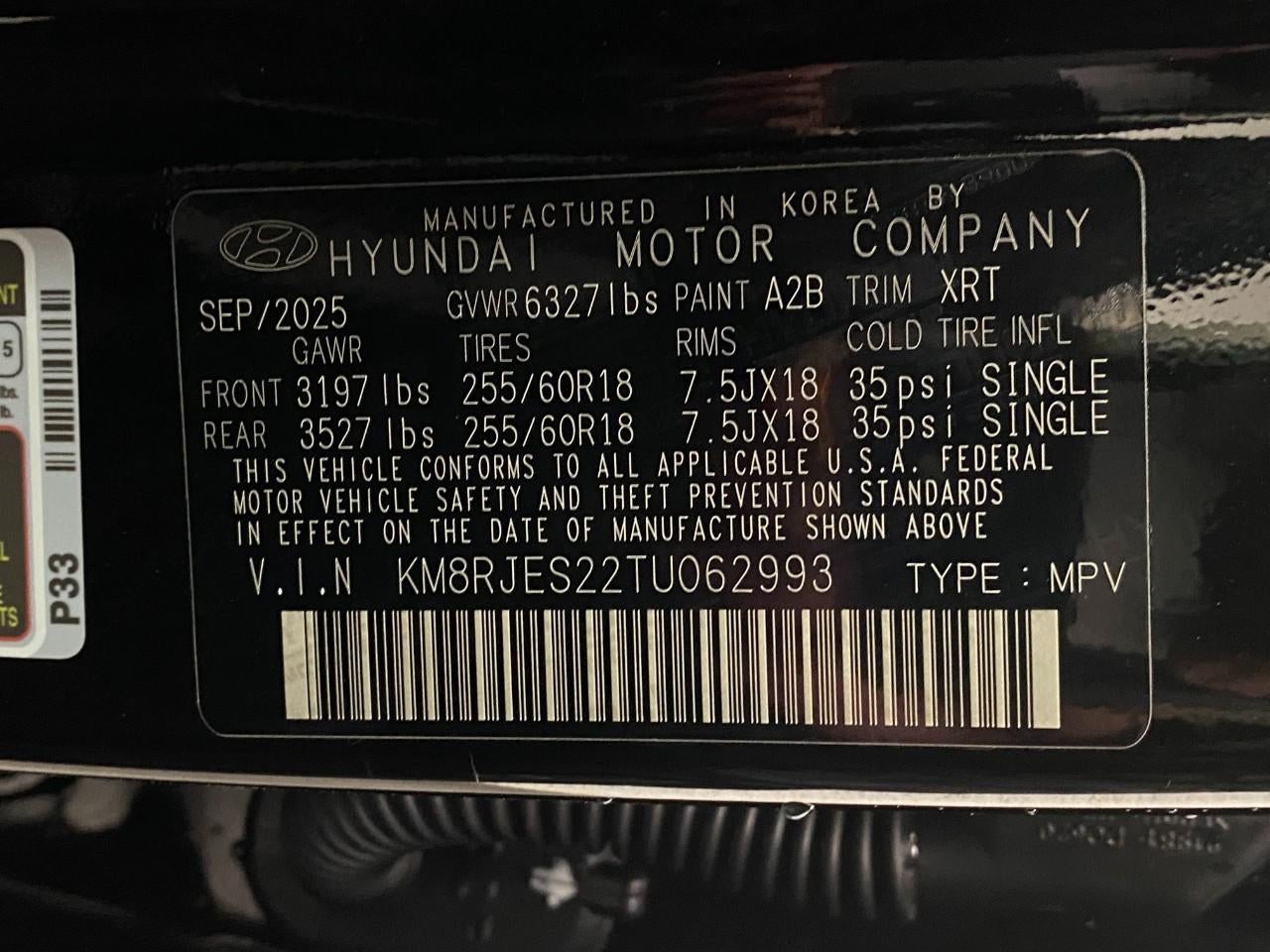 2026 Hyundai Palisade XRT Pro