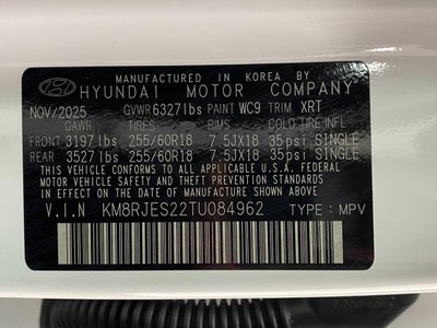 2026 Hyundai Palisade XRT Pro