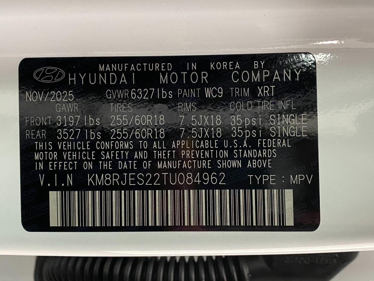 2026 Hyundai Palisade XRT Pro