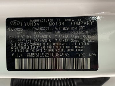 2026 Hyundai Palisade XRT Pro