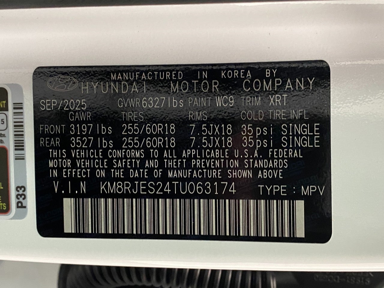 2026 Hyundai Palisade XRT Pro