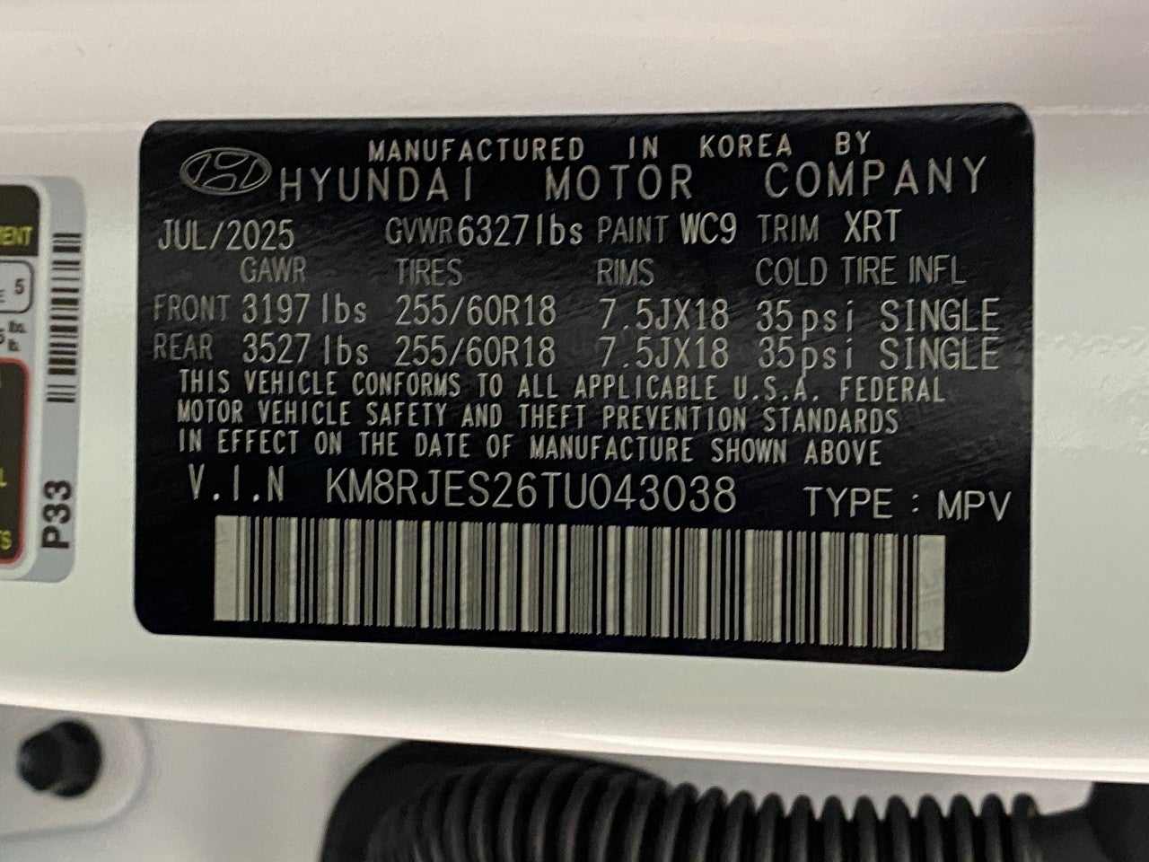 2026 Hyundai Palisade XRT Pro