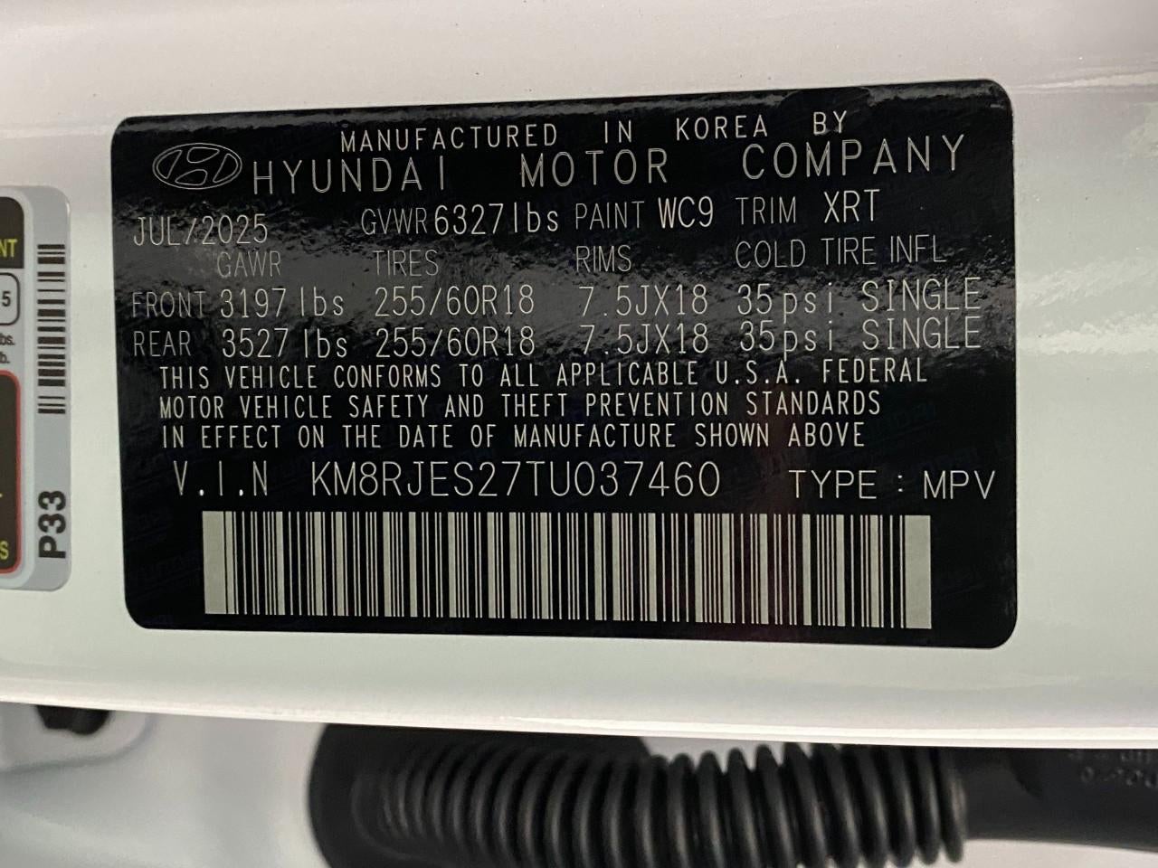2026 Hyundai Palisade XRT Pro
