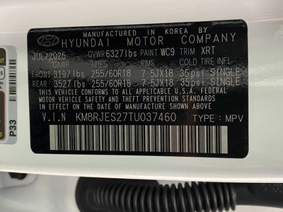 2026 Hyundai Palisade XRT Pro