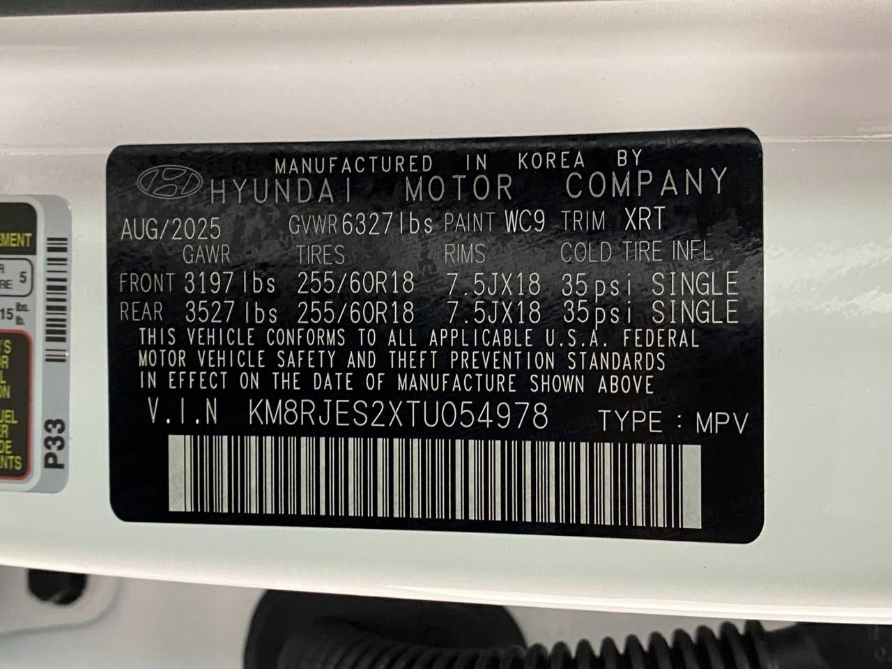 2026 Hyundai Palisade XRT Pro