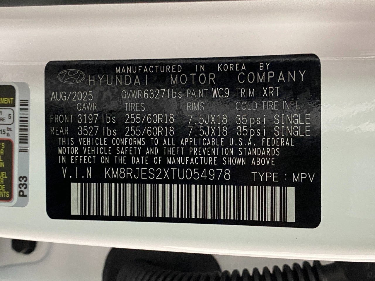 2026 Hyundai Palisade XRT Pro