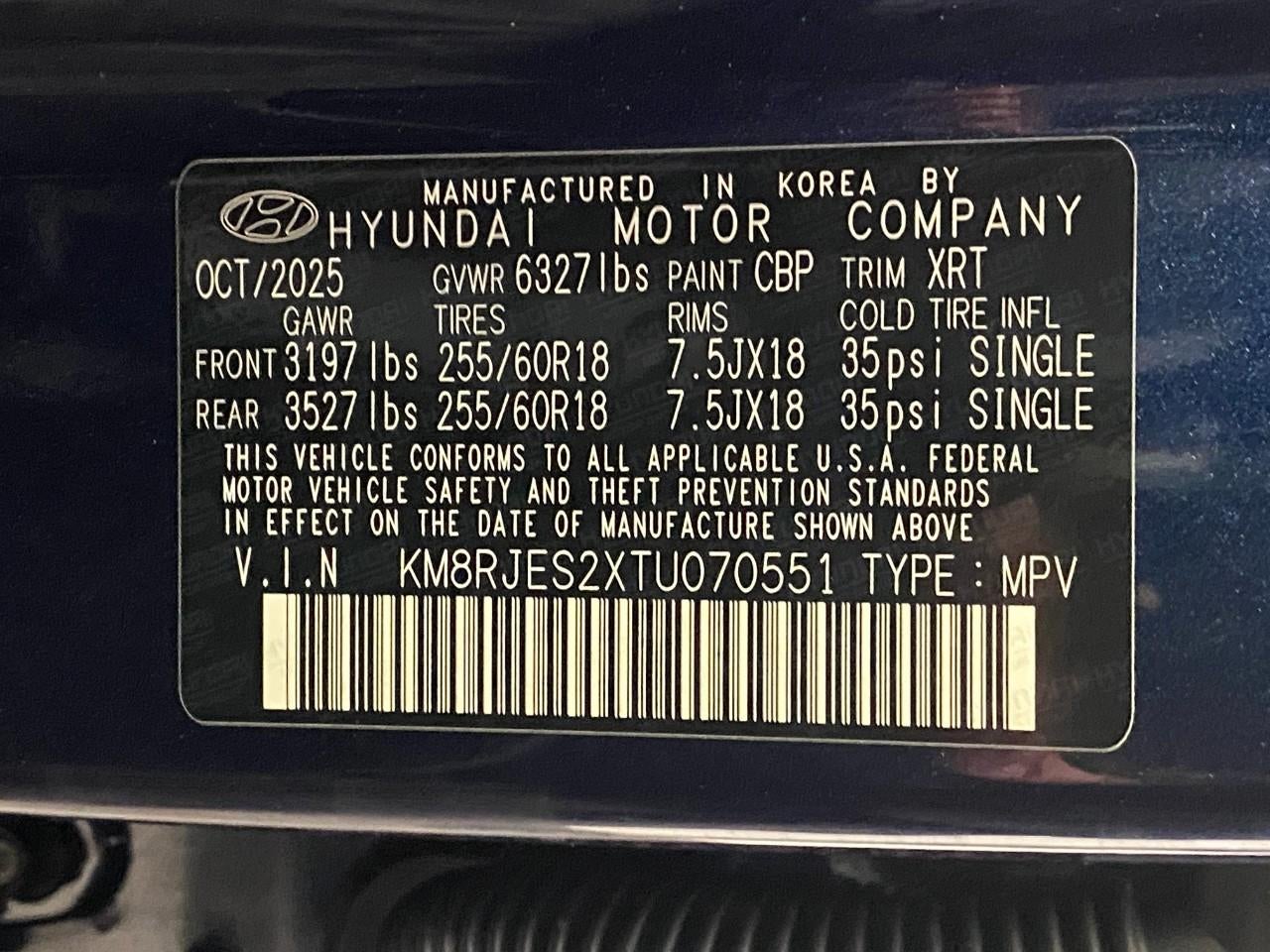 2026 Hyundai Palisade XRT Pro