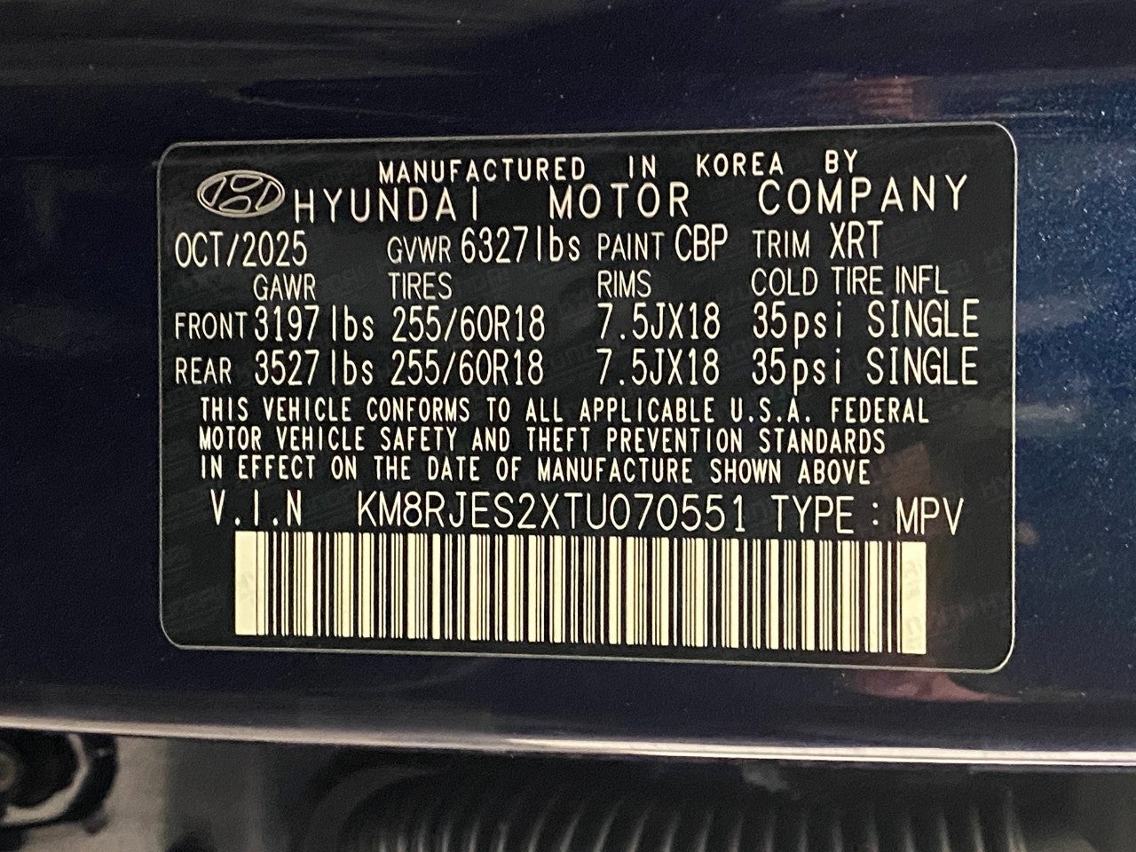 2026 Hyundai Palisade XRT Pro