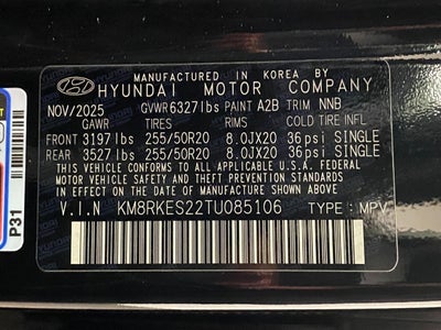 2026 Hyundai Palisade Limited AWD