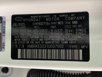 2026 Hyundai Palisade Limited AWD