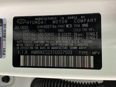 2026 Hyundai Palisade Limited AWD