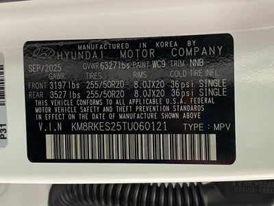 2026 Hyundai Palisade Limited AWD