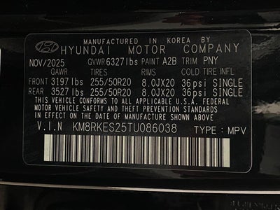 2026 Hyundai Palisade Limited AWD