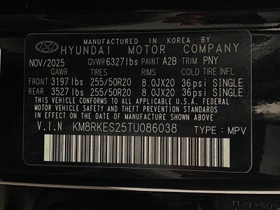 2026 Hyundai Palisade Limited AWD