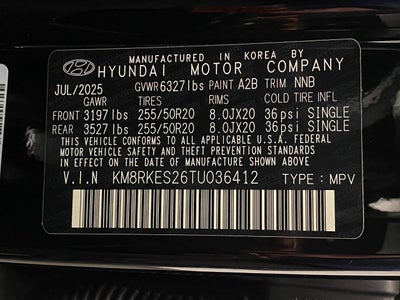 2026 Hyundai Palisade Limited AWD