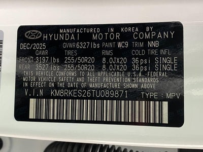 2026 Hyundai Palisade Limited AWD