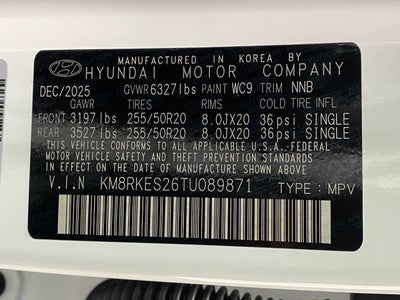 2026 Hyundai Palisade Limited AWD