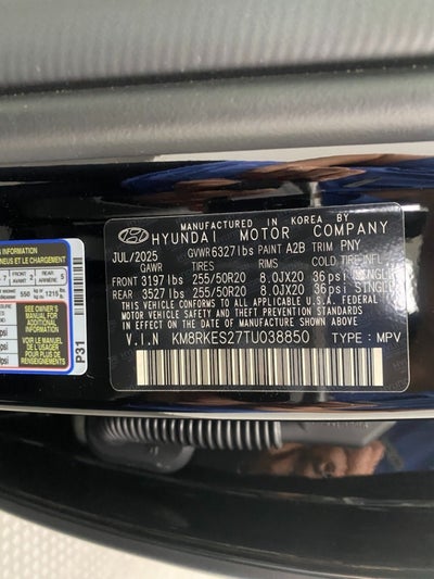 2026 Hyundai Palisade Limited AWD