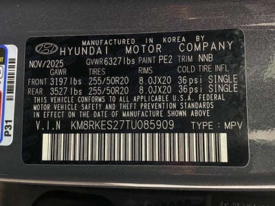 2026 Hyundai Palisade Limited AWD
