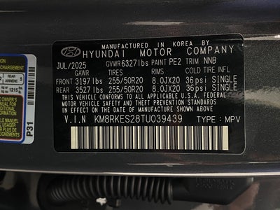 2026 Hyundai Palisade Limited AWD