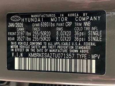 2026 Hyundai Palisade Hybrid Limited