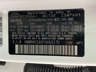 2026 Hyundai Palisade Hybrid Limited