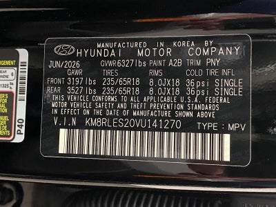 2027 Hyundai Palisade SEL AWD