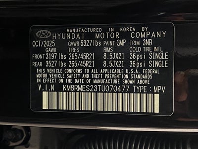 2026 Hyundai Palisade Calligraphy AWD