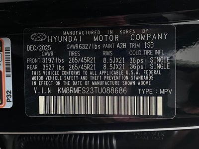 2026 Hyundai Palisade Calligraphy AWD