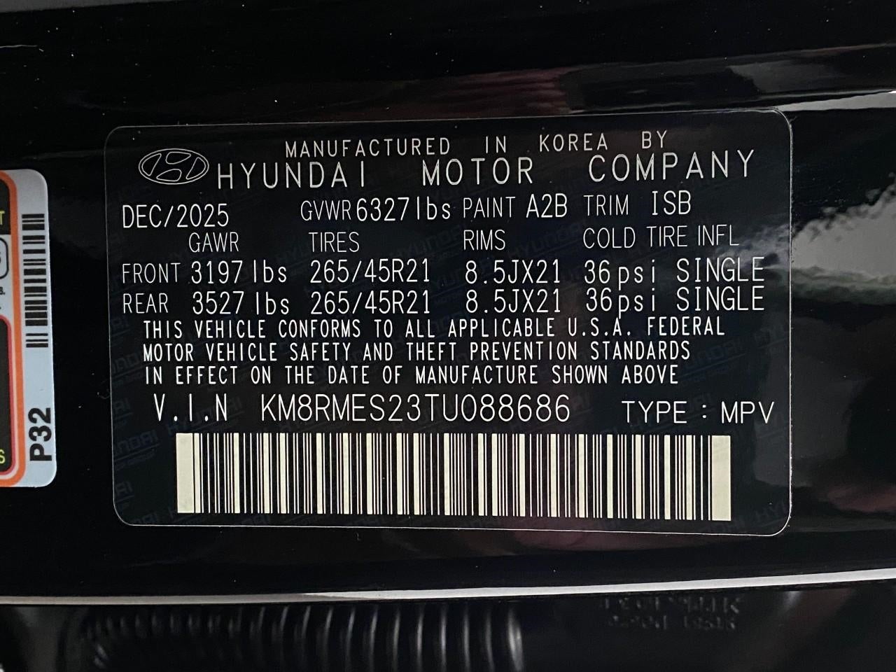2026 Hyundai Palisade Calligraphy AWD