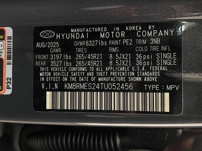 2026 Hyundai Palisade Calligraphy AWD