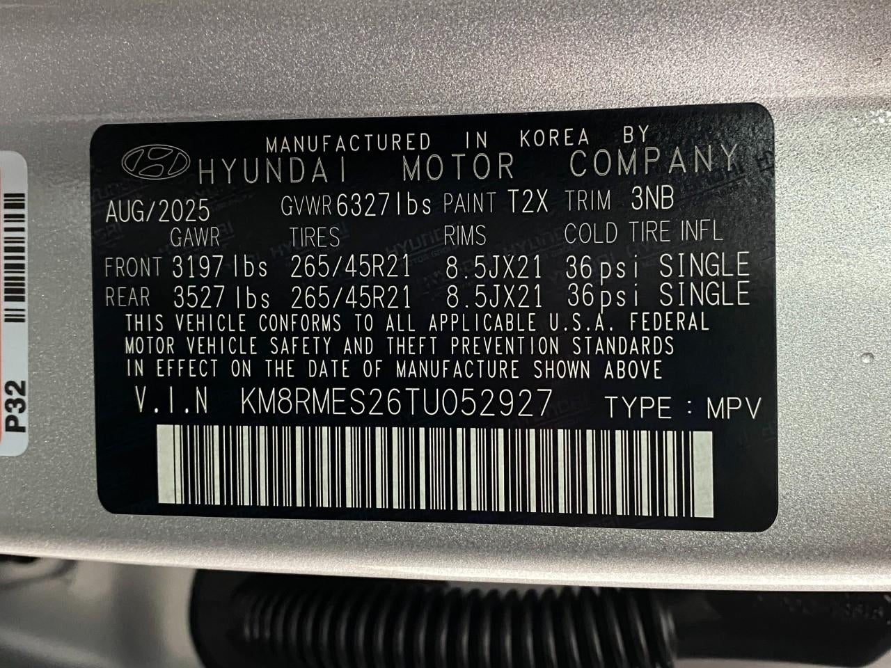 2026 Hyundai Palisade Calligraphy AWD