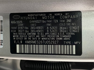 2026 Hyundai Palisade Calligraphy AWD