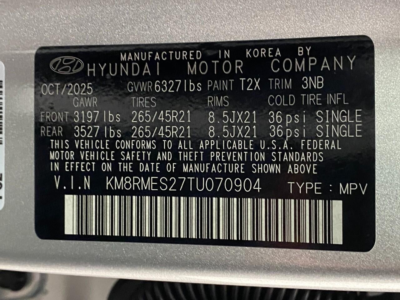 2026 Hyundai Palisade Calligraphy AWD